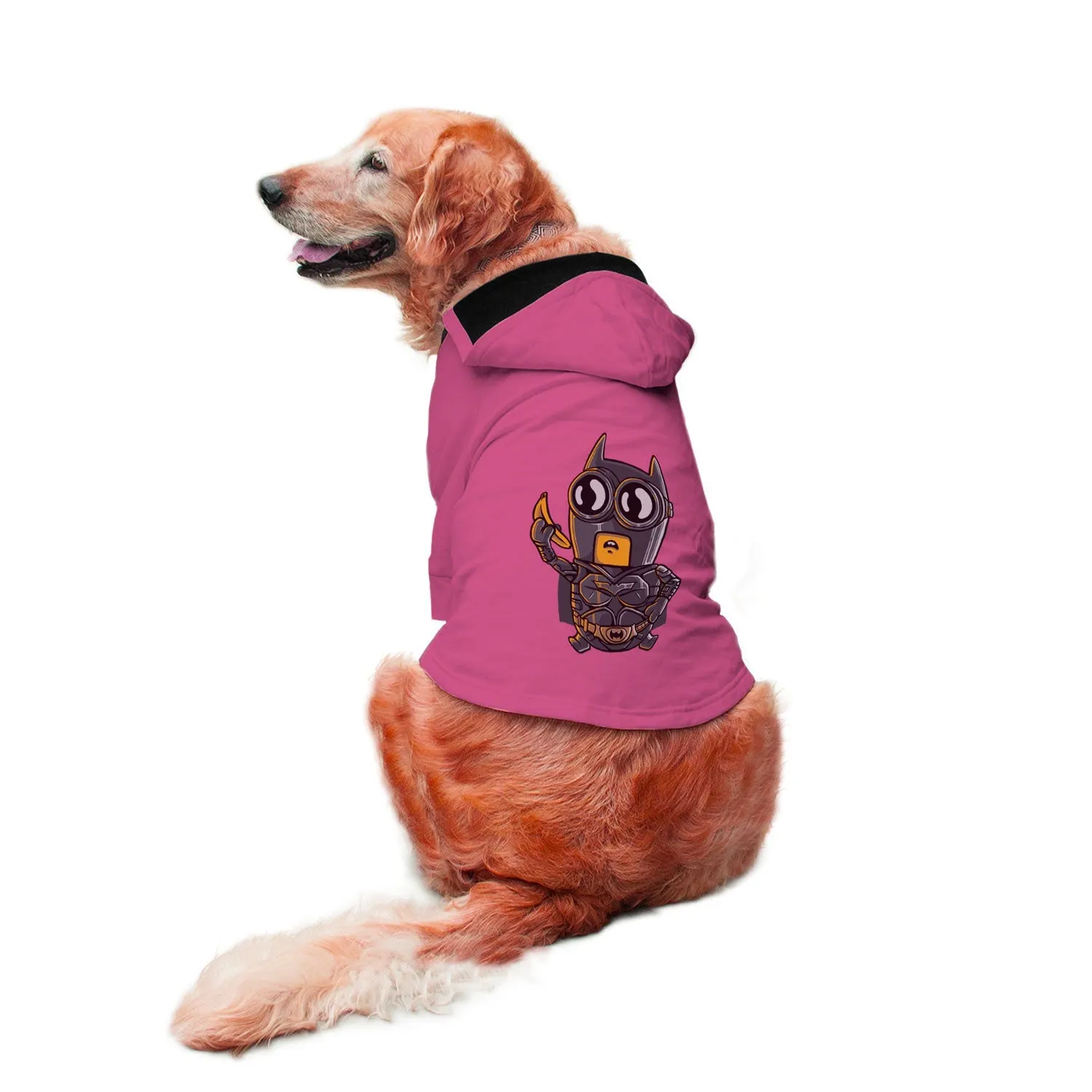 Bat Cartoon Dog Hoodie Jacket