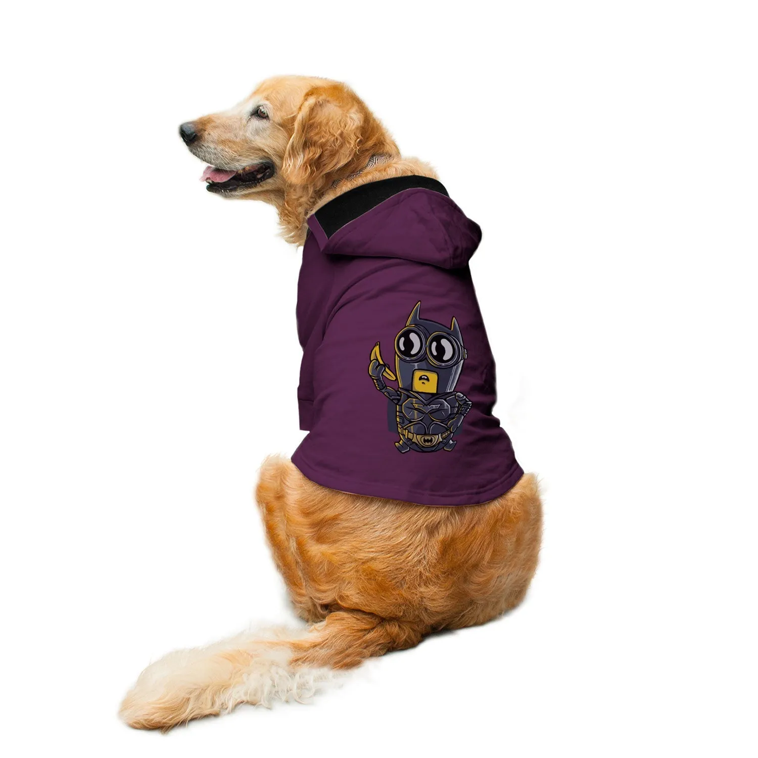 Bat Cartoon Dog Hoodie Jacket