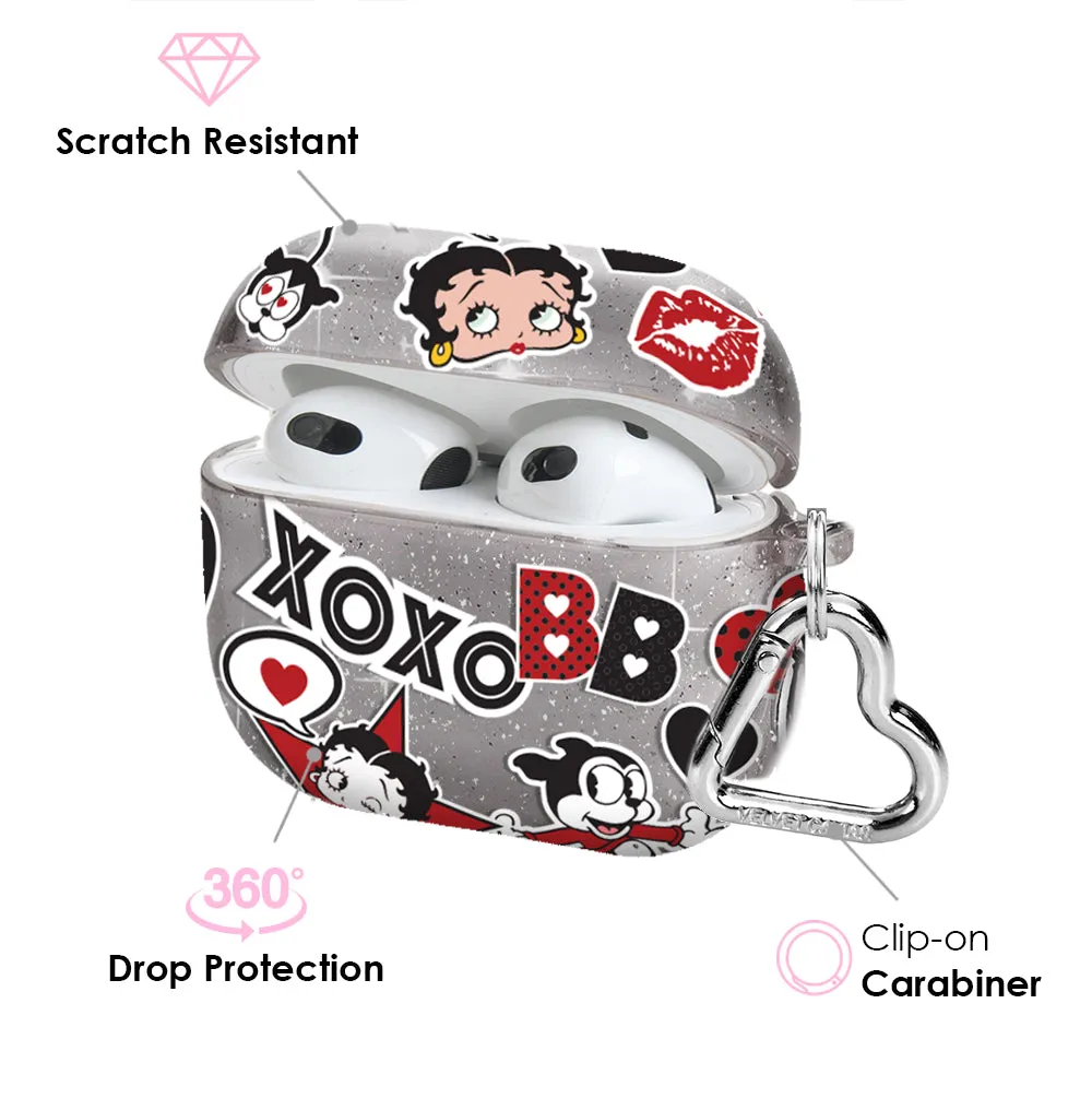 Betty Boop Sassy Glitter Airpod Case