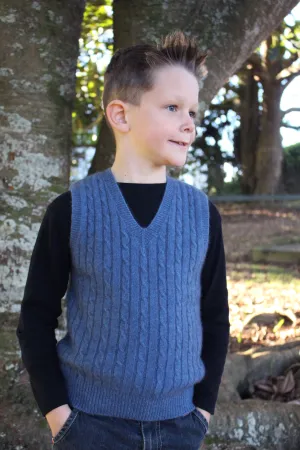 BOY'S CABLE VEST