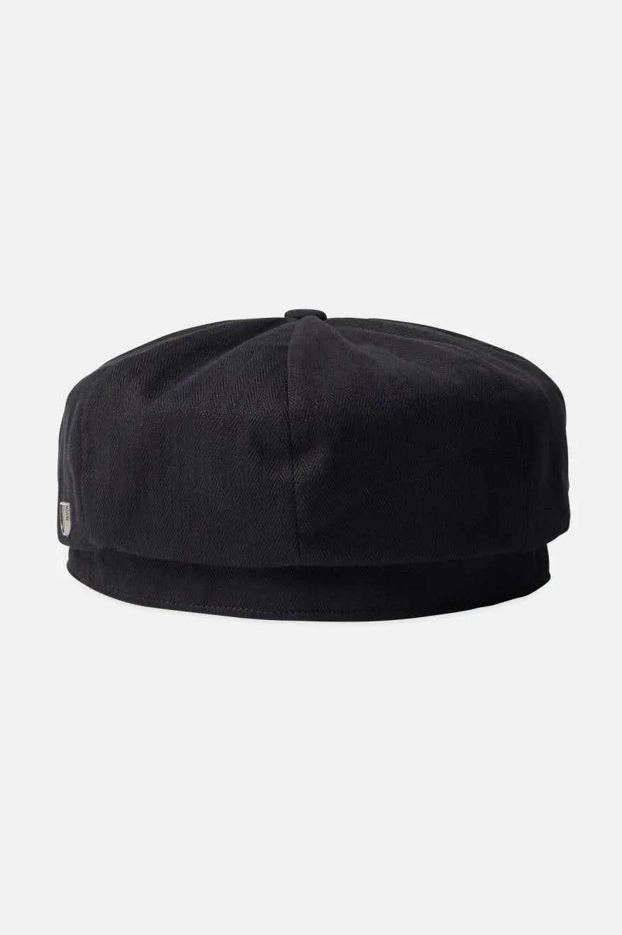 Brood Baggy Newsboy Cap - Black