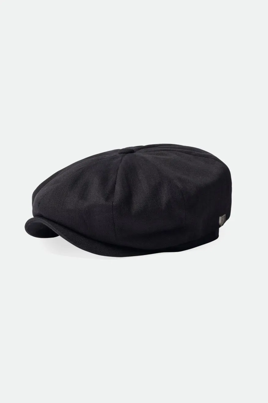 Brood Baggy Newsboy Cap - Black