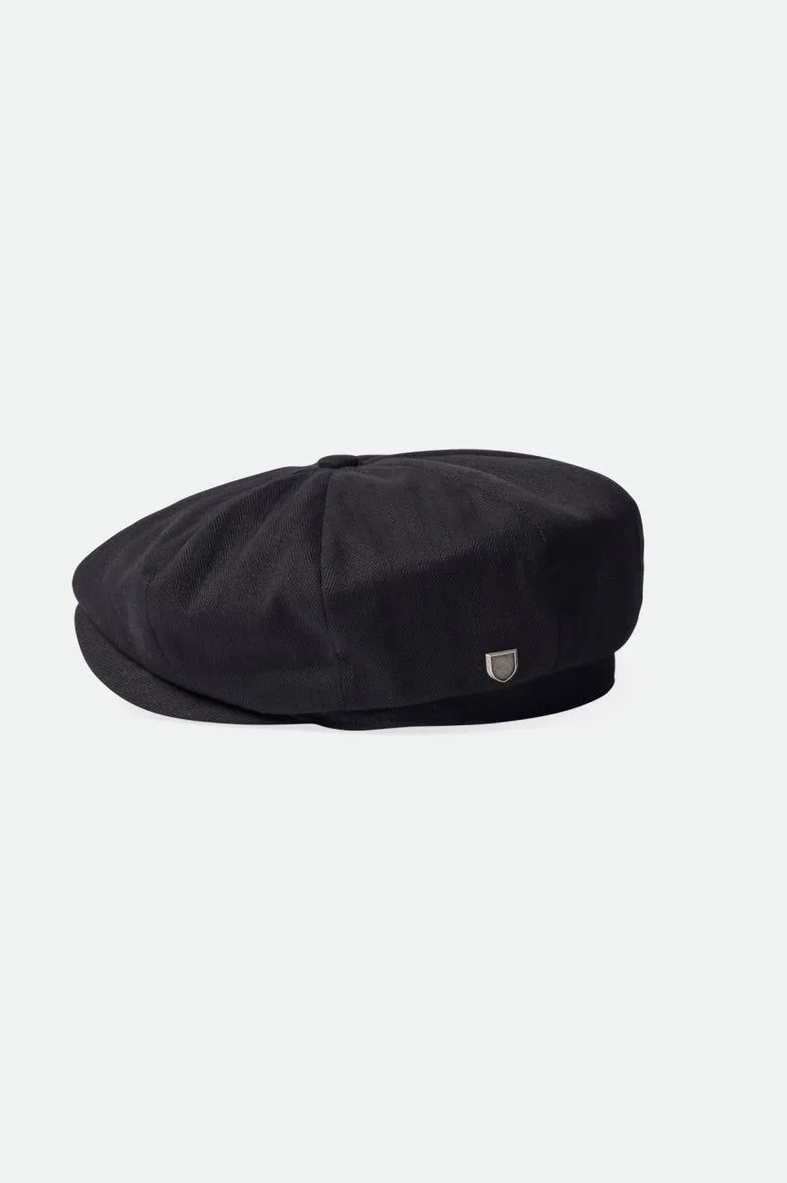 Brood Baggy Newsboy Cap - Black