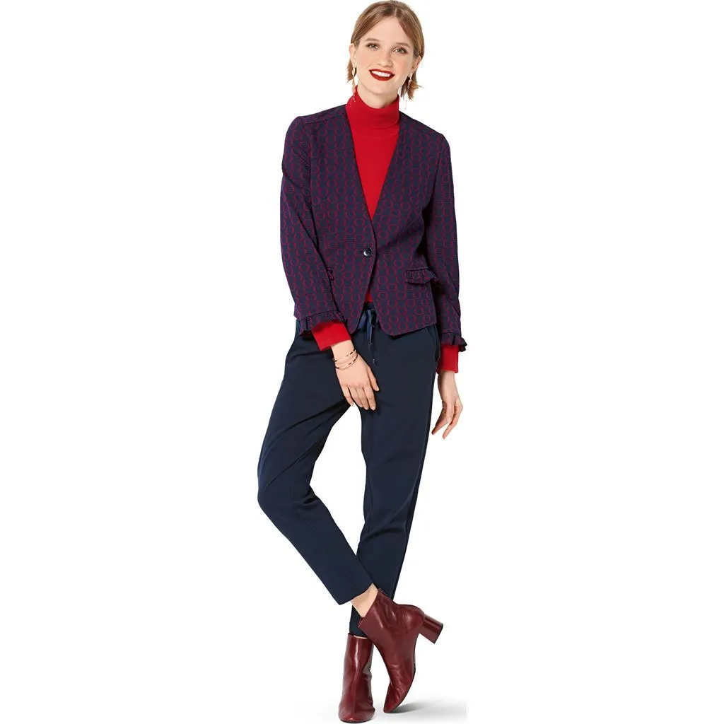 Burda Style Pattern B6273 Misses' Jackets, Half Lined and Designed for Stable Knits