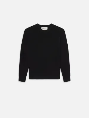 Cashmere Crewneck Sweater -- Noir