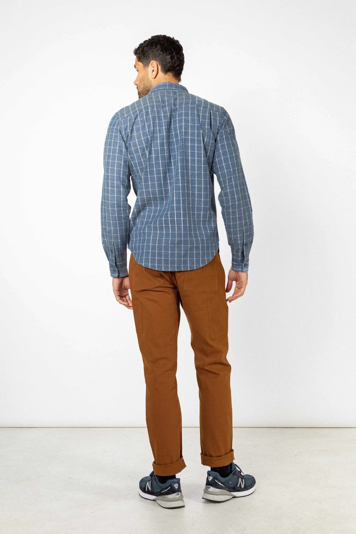 Cole Slim Shirt / Navy Windowpane