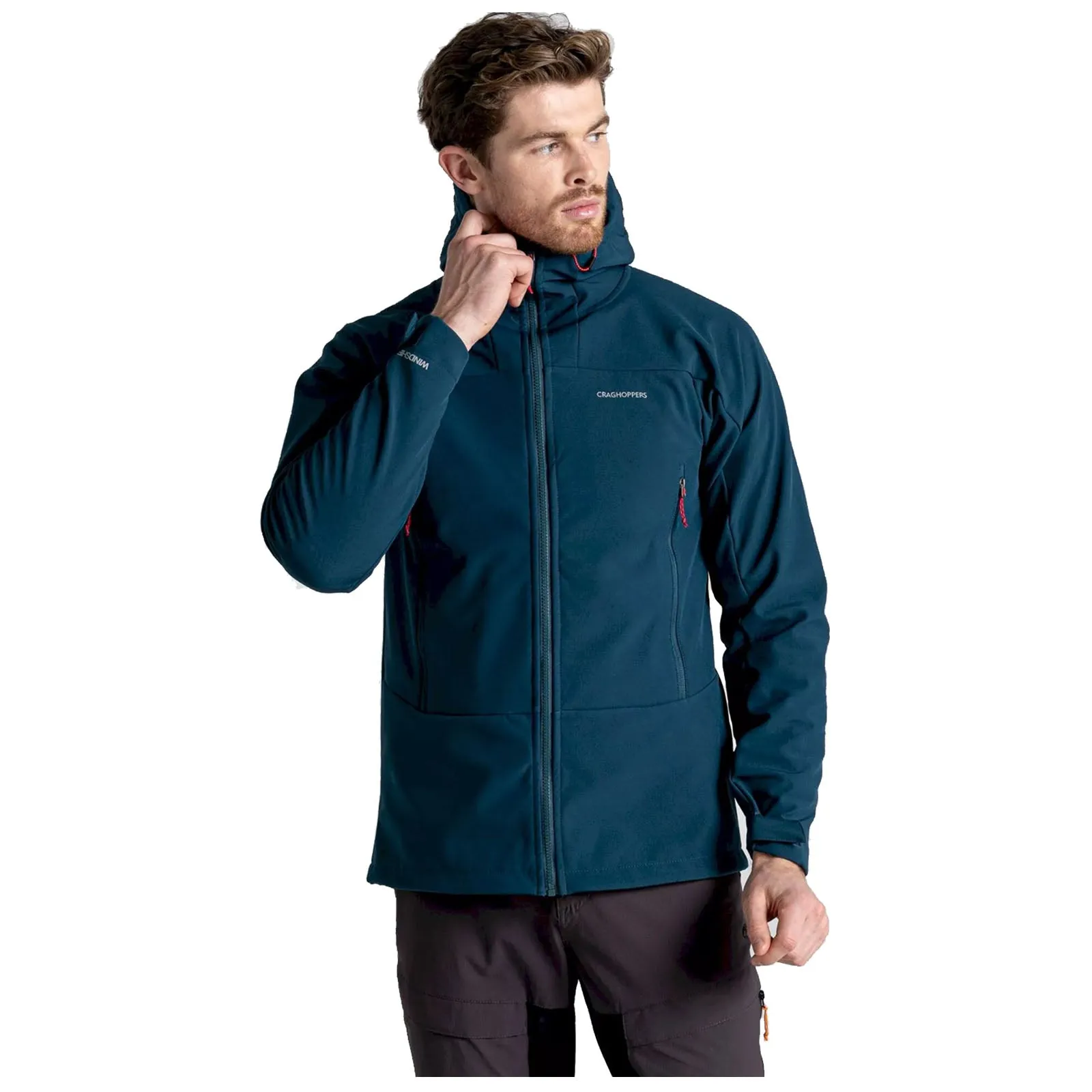 Craghoppers Mens Tripp Hooded Softshell Fleece Jacket