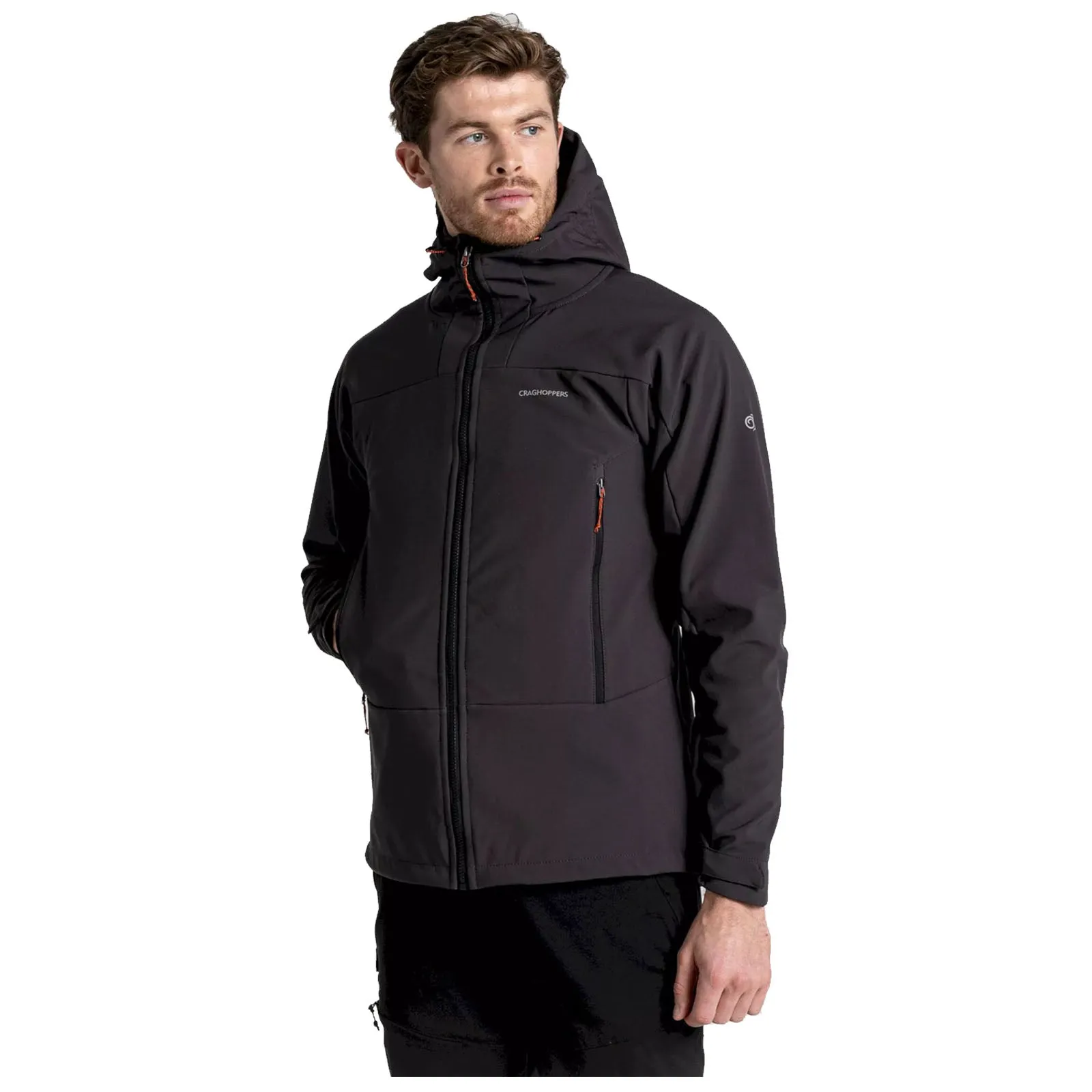 Craghoppers Mens Tripp Hooded Softshell Fleece Jacket