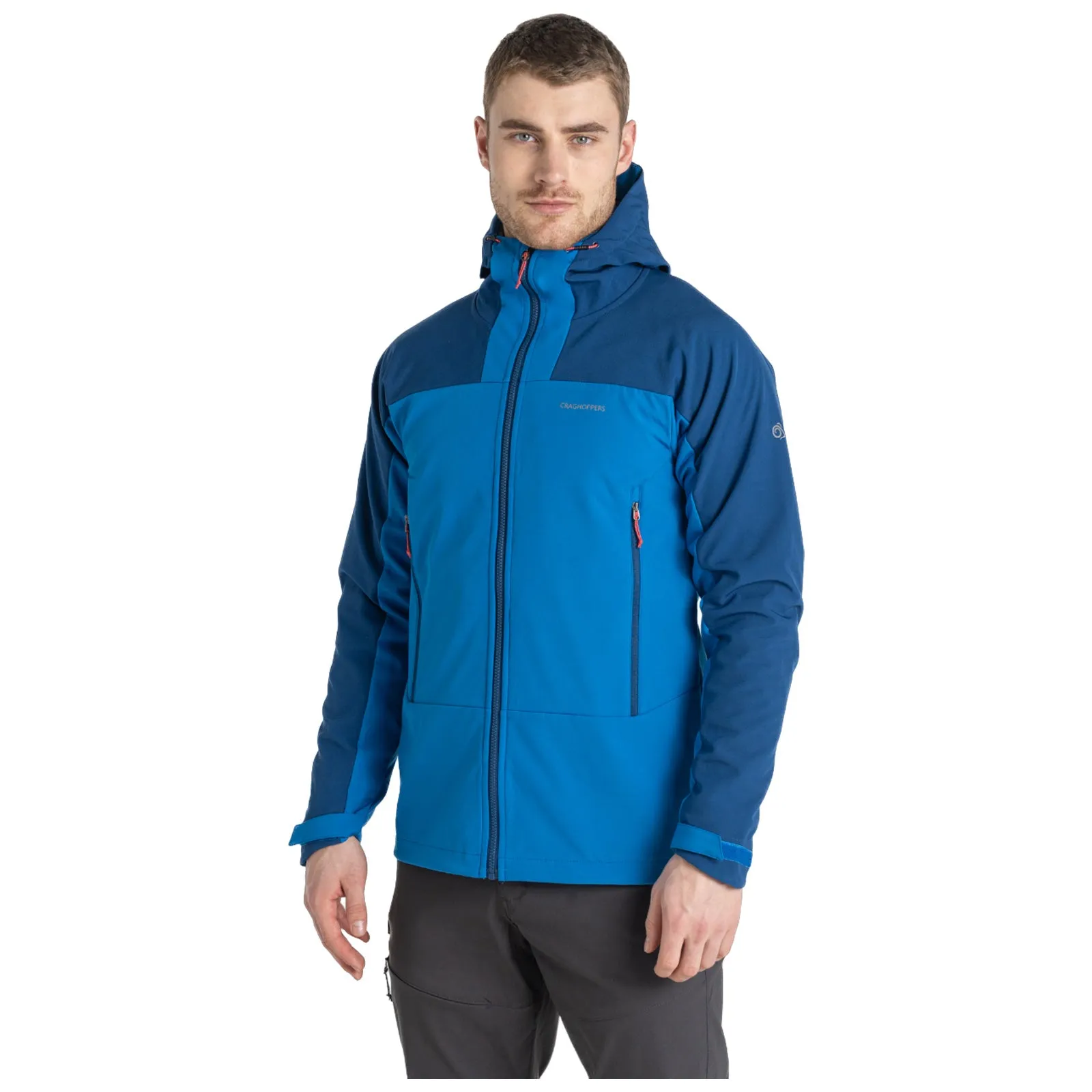 Craghoppers Mens Tripp Hooded Softshell Fleece Jacket