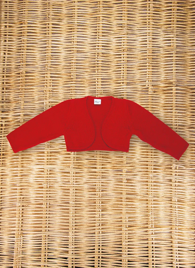 Cropped Cardigan Pure Wool