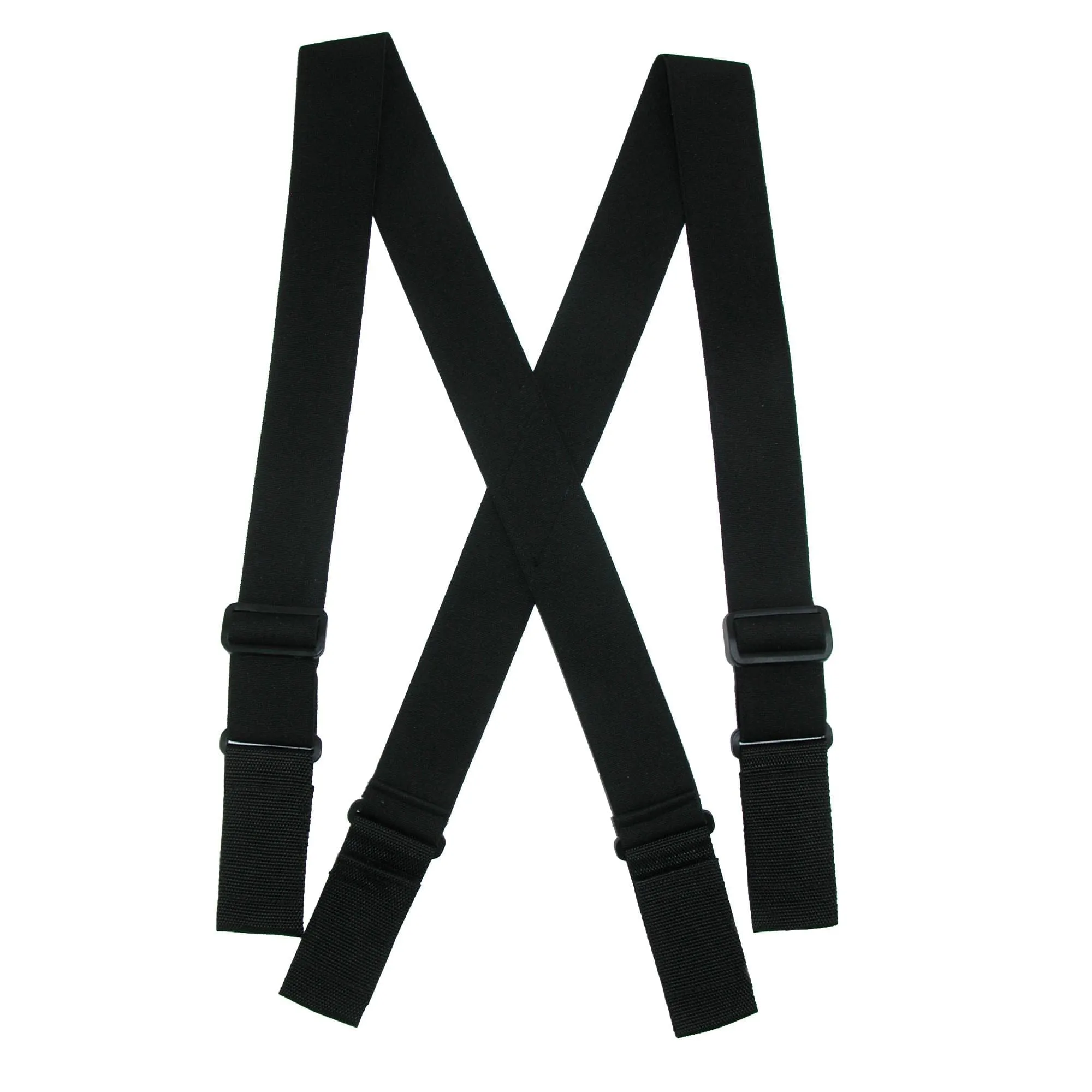 CTM® Men's Elastic Heavy Duty Ergonomic Support Suspenders with Hook & Loop Ends