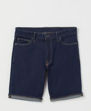 Dark Blue Denim Short