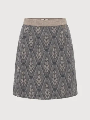 Fentje Grey Woman Short Skirt | Stapf