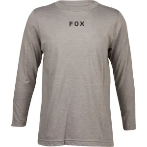 Fox Racing Youth Flora LS T-Shirt Heather Graphite Grey