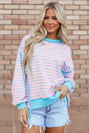 High Low Pullover Tunic Sweatshirt