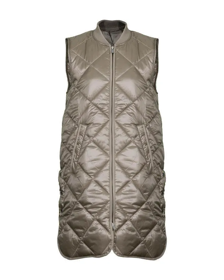 Ilse Jacobsen Pearl01 Qulted Long Vest