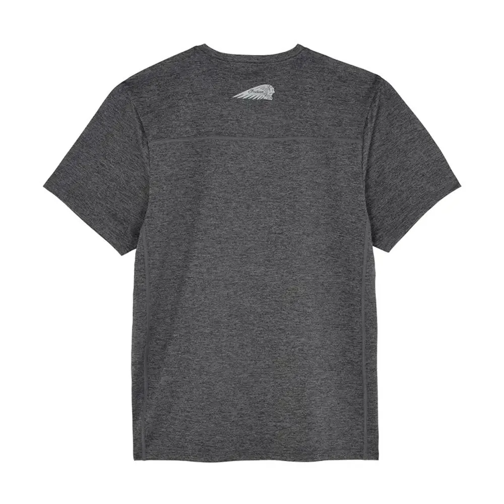 Indian Motorcycle Athlete Script T-Shirt Gray