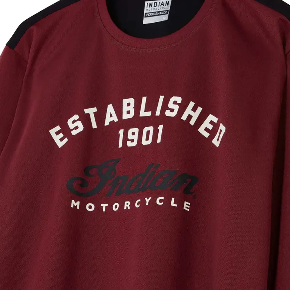 Indian Motorcycle Established Performance Long Sleeve T-Shirt Port