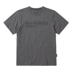 Indian Motorcycle Mens Marl T-Shirt Gray/Silver