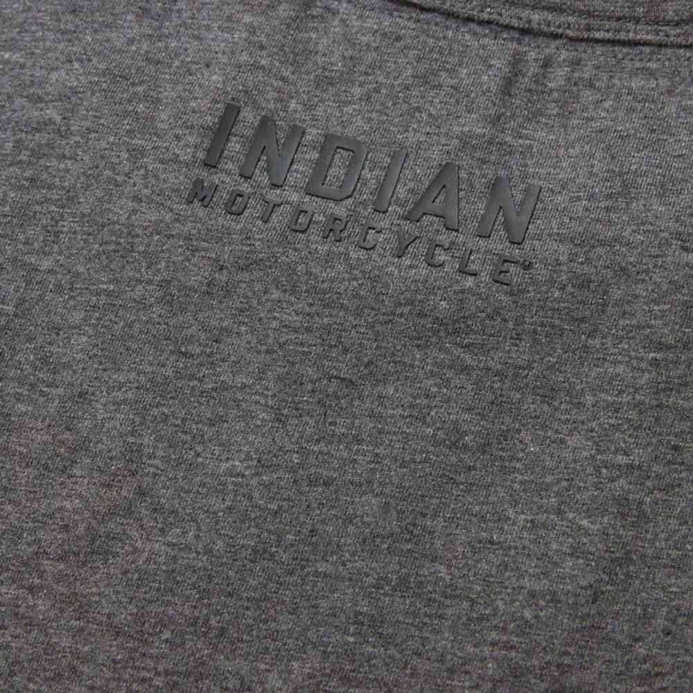 Indian Motorcycle Mens Marl T-Shirt Gray/Silver