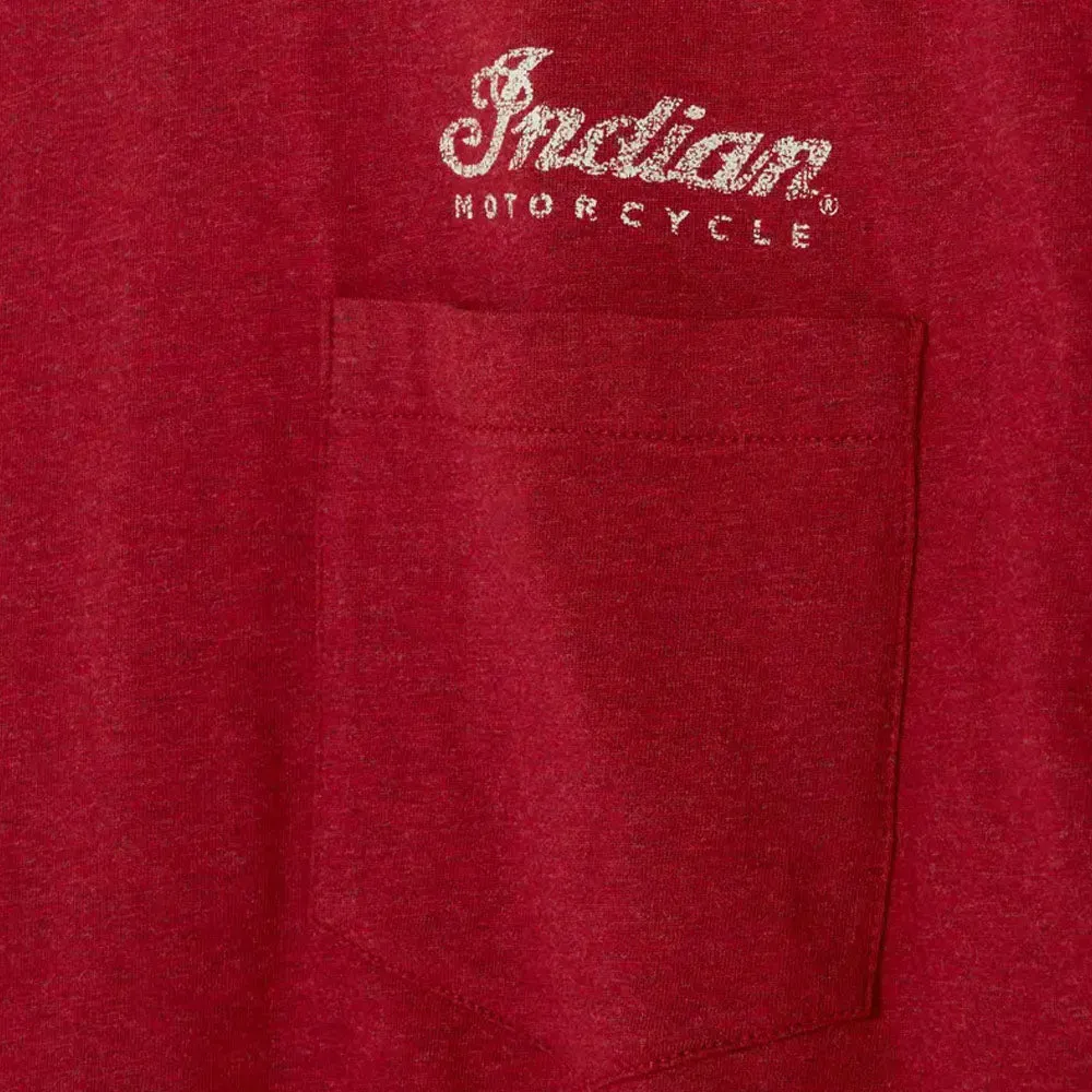 Indian Motorcycle Shield Graphic T-Shirt Red