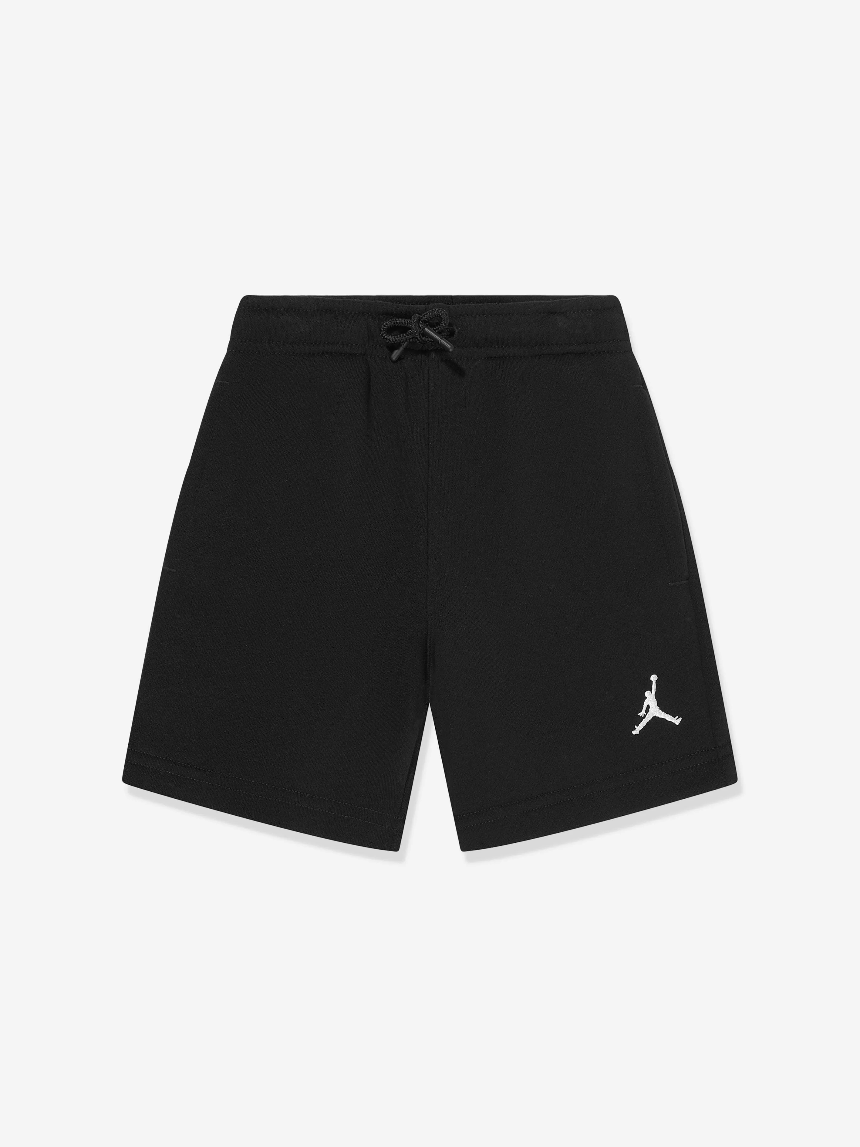 Jordan Boys MJ Brooklyn Fleece Essential Shorts in Black