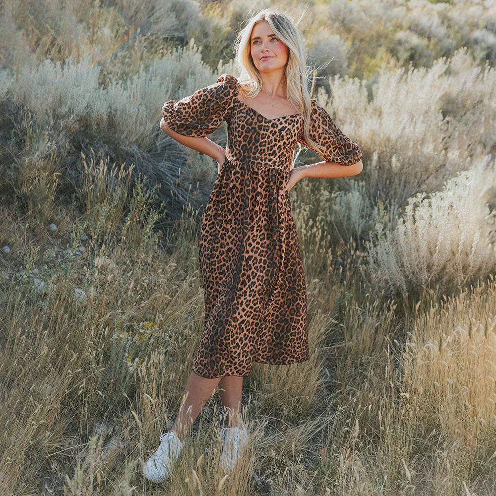 Kadie Leopard Dress (Classic)