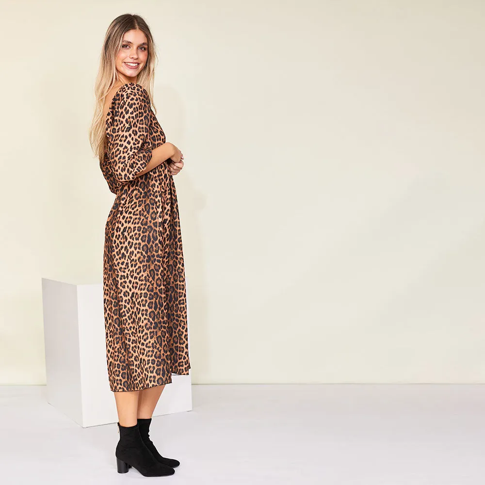 Kadie Leopard Dress (Classic)