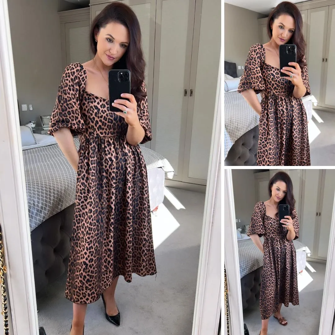 Kadie Leopard Dress (Classic)