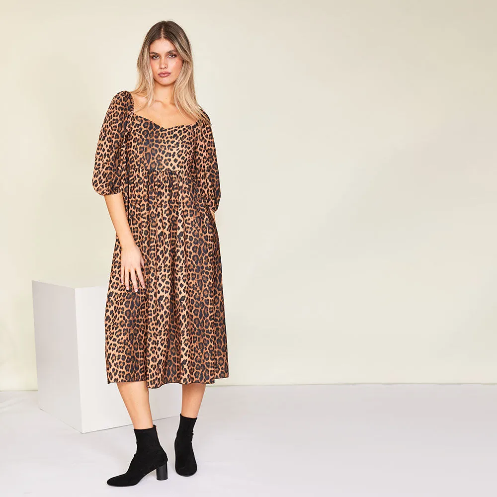 Kadie Leopard Dress (Classic)