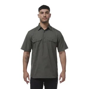 King Gee Workcool Vented Closed Front Shirt Short Sleeve (K14032)