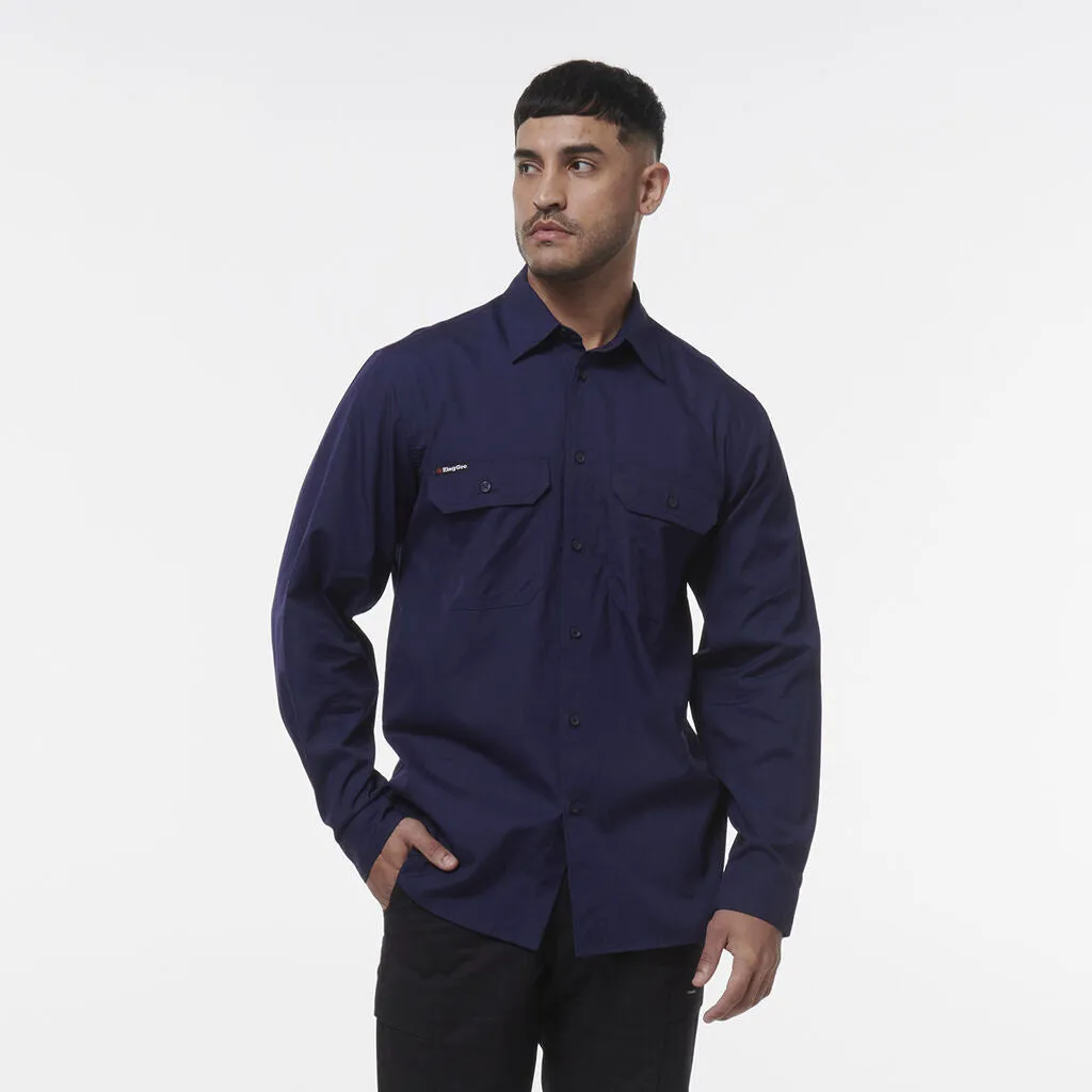 King Gee Workcool Vented Shirt Long Sleeve (K14031)