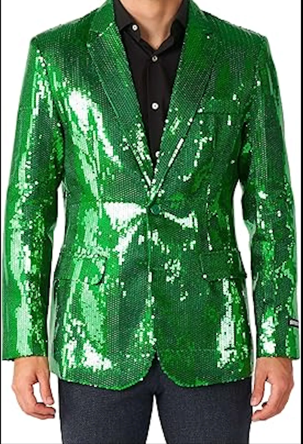 Men's Sequin NYE Blue Blazer Jackets