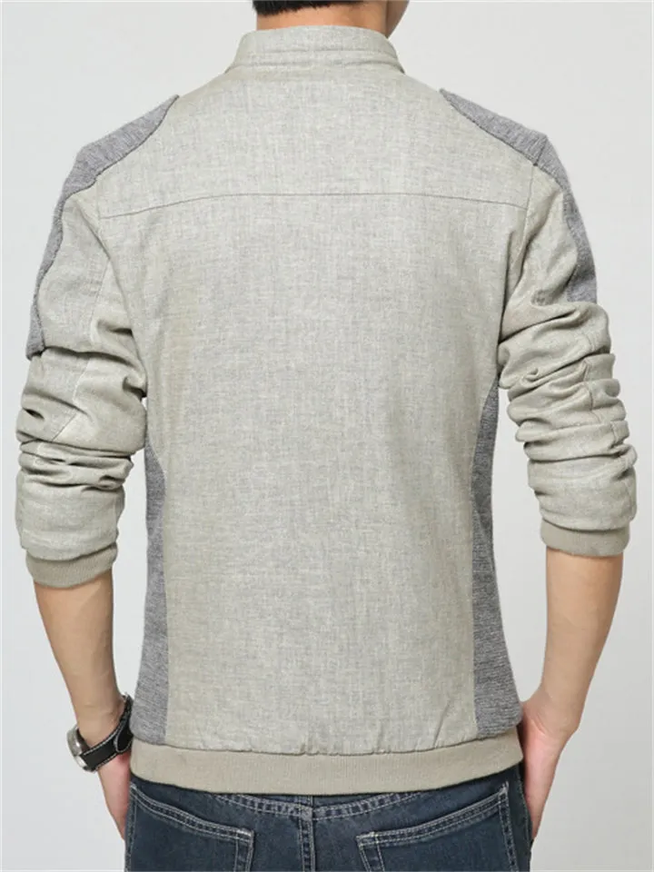 Men's Stylish Casual Zip Up Linen Jackets