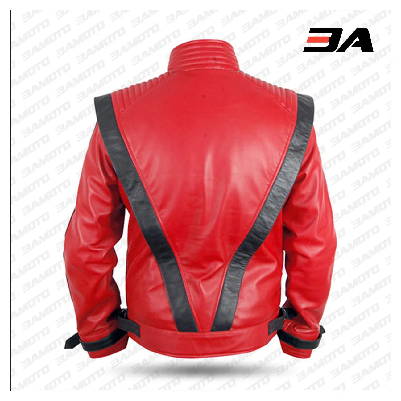 Michael Jackson Red Thriller Leather Jacket Costume