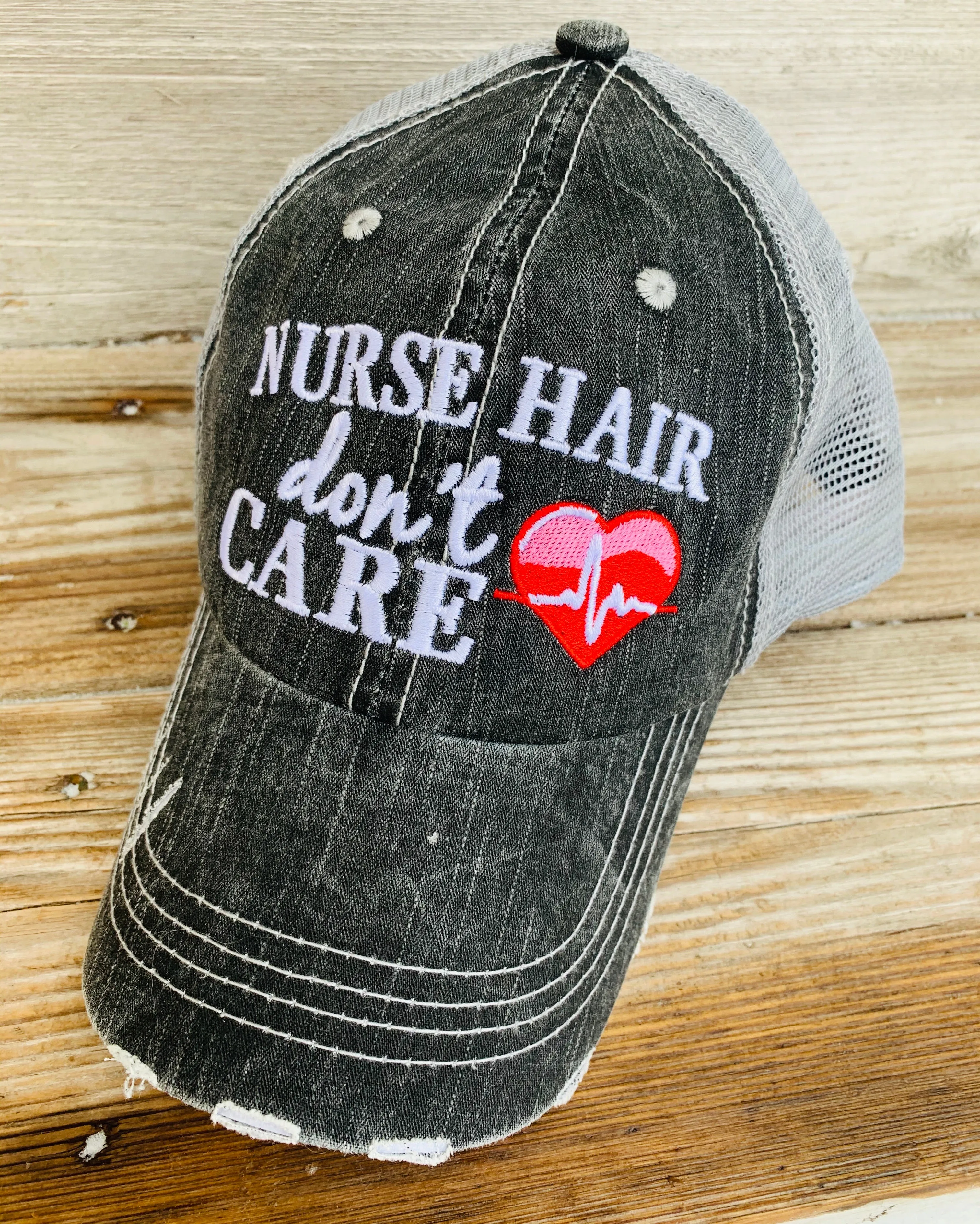 Nursing hats and jewelry NURSE hair dont care 2 styles Mask