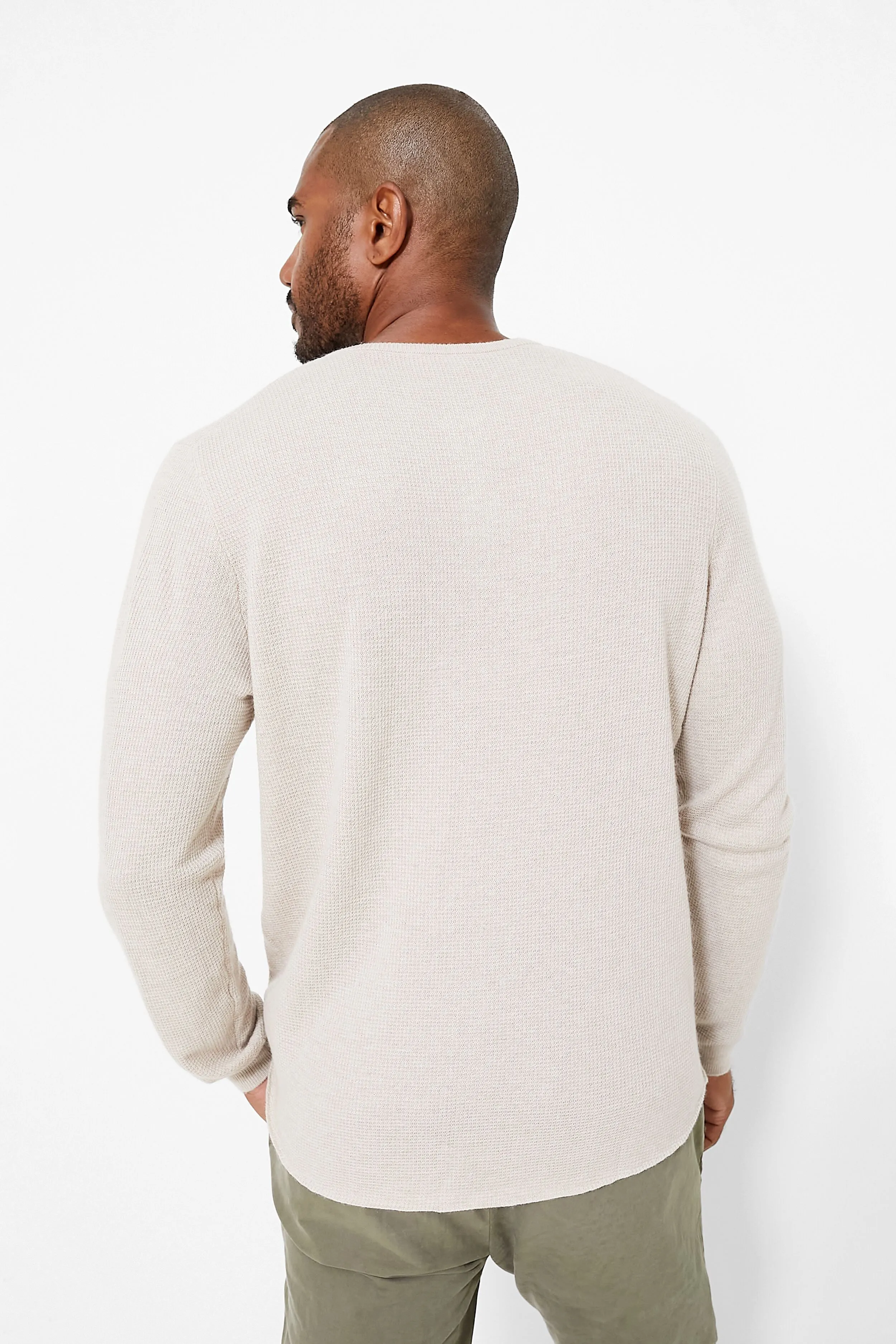 Oyster Midweight Sweater Henley