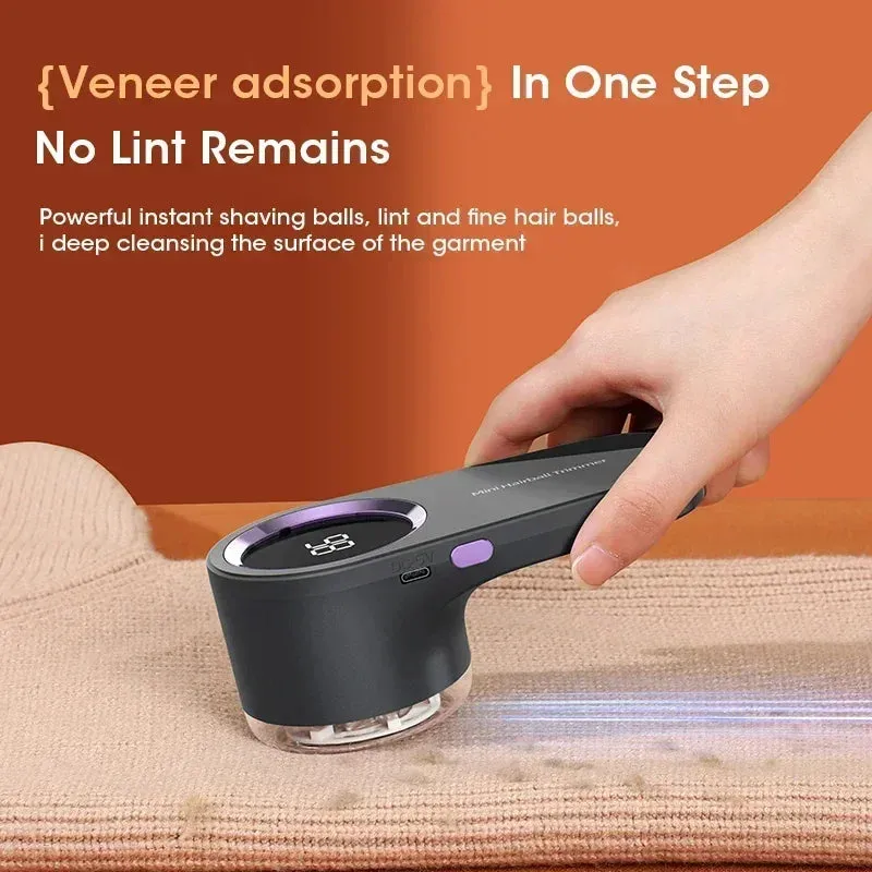 Portable Electric Lint Remover with LED Display