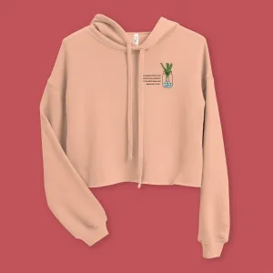 "The Green Onion That Sprouts" Crop Hoodie