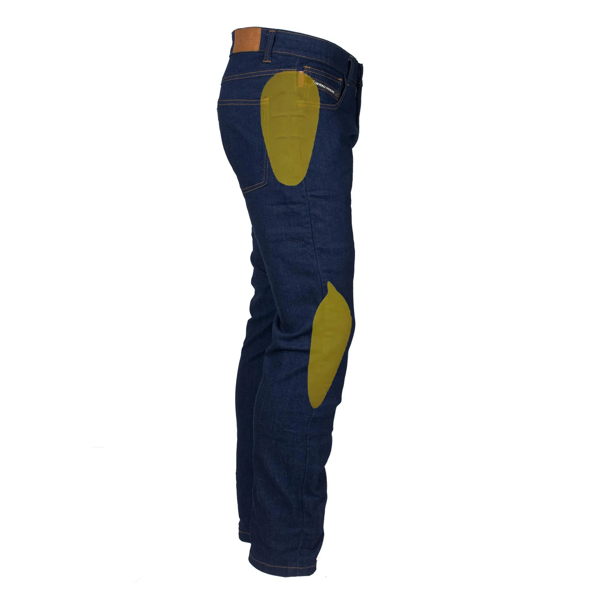 SALE Loose Fit Protective Jeans - Blue with Pads