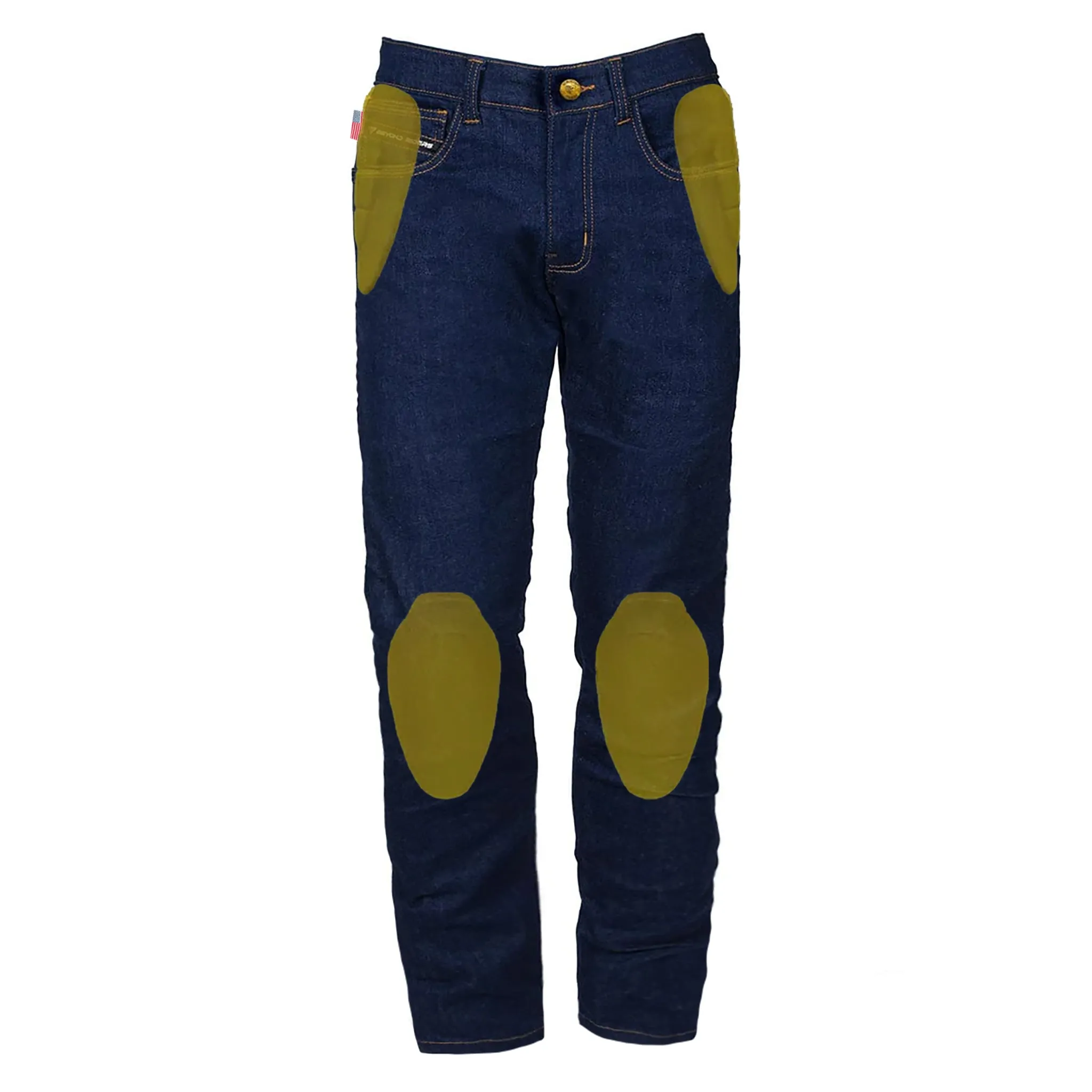 SALE Loose Fit Protective Jeans - Blue with Pads