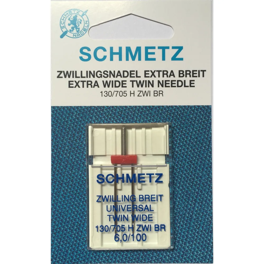 Schmetz Extra Wide Universal Twin Needle