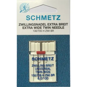 Schmetz Extra Wide Universal Twin Needle