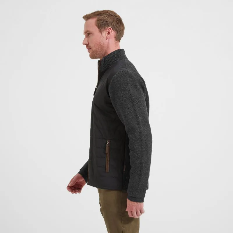 Schoffel Hybrid Mens Lambswool Jacket - Charcoal