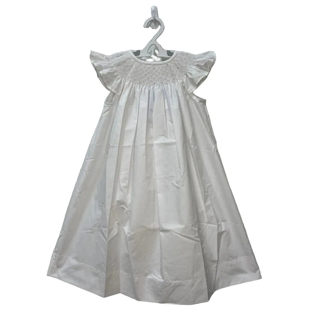 Shine Like A Pearl Smocked Dress