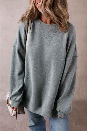 Side Split Oversized Sweatshirt