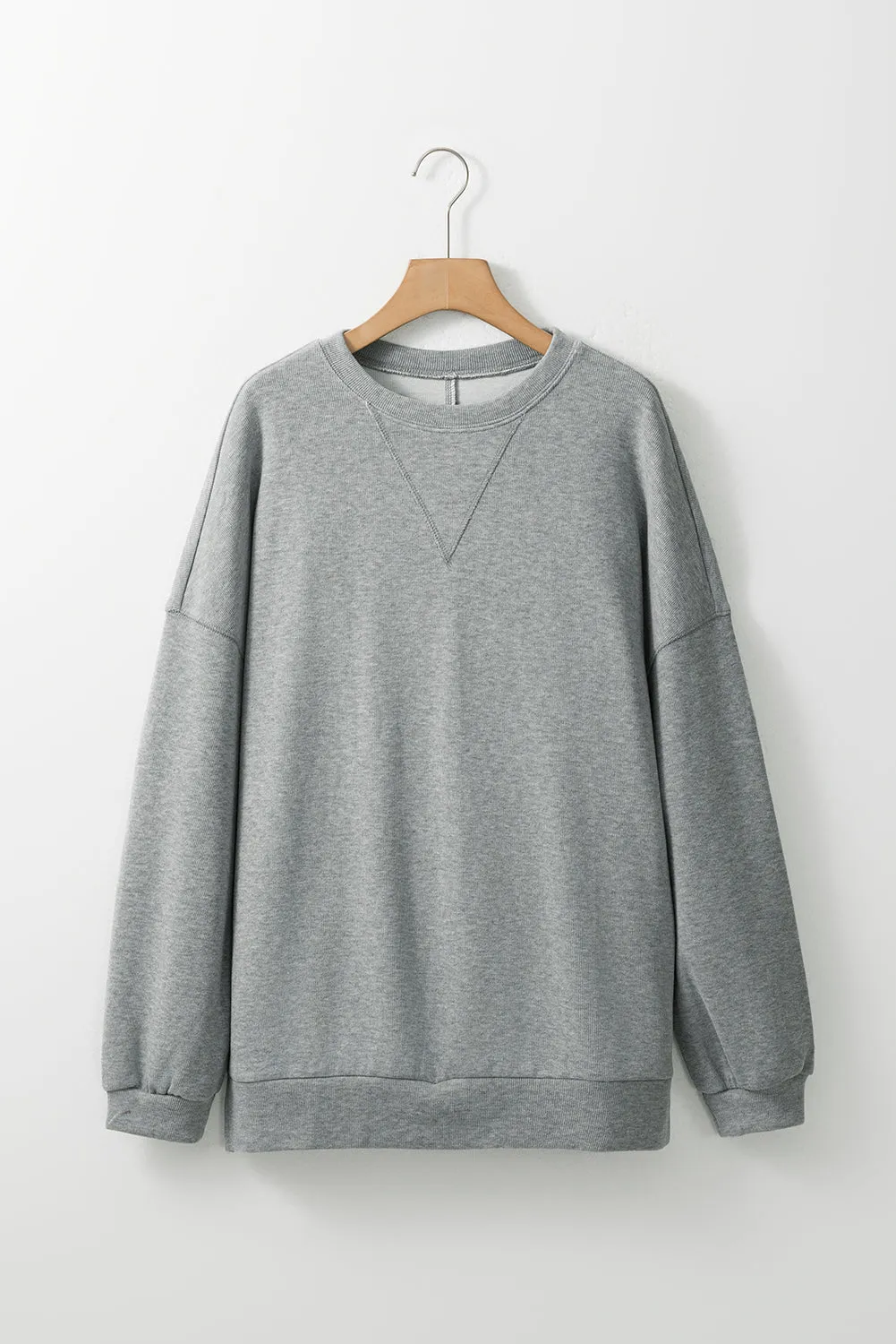 Side Split Oversized Sweatshirt