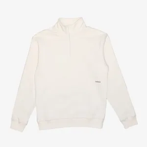 SOULLAND Ken half zip Sweatshirt Off White