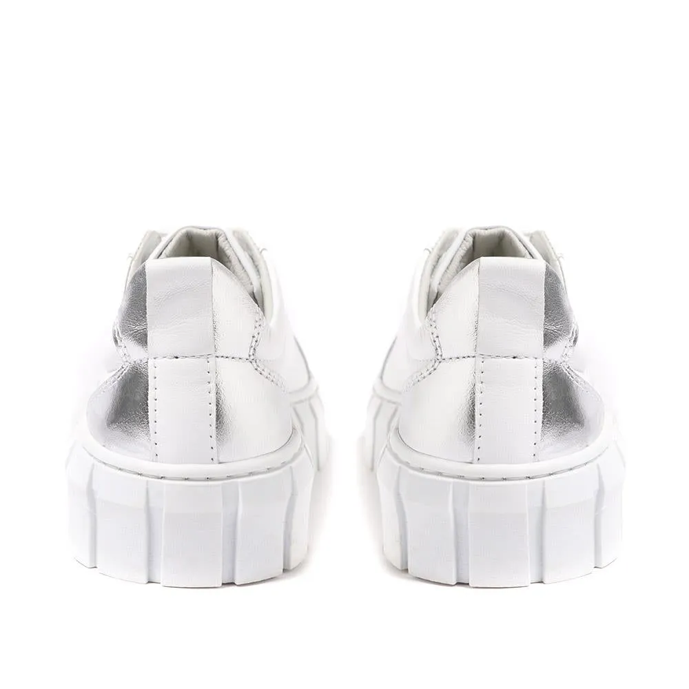 Stefani Leather Platform Trainers - STEFANI / 323 701