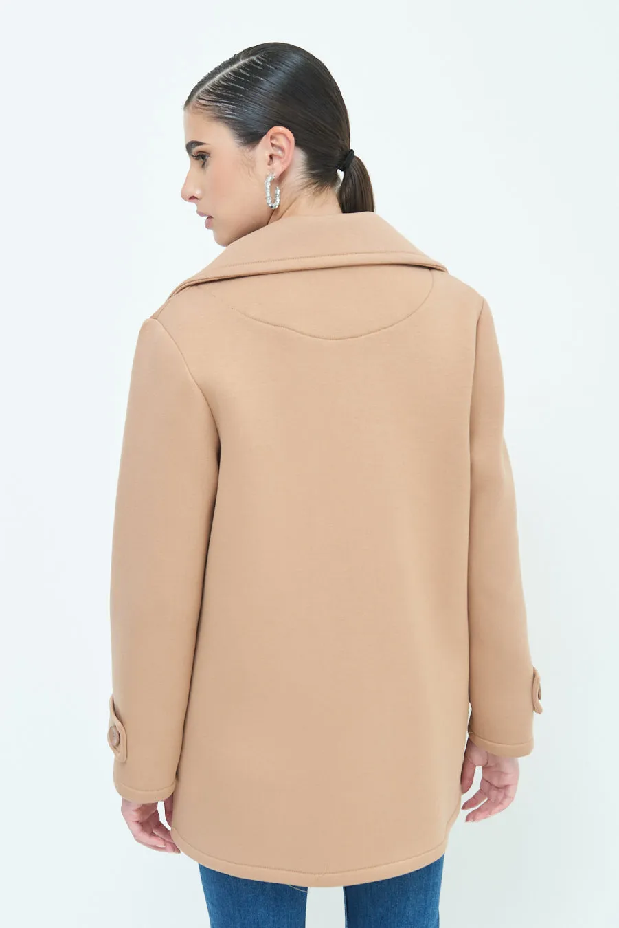 Stylish double-breasted coat wholesale